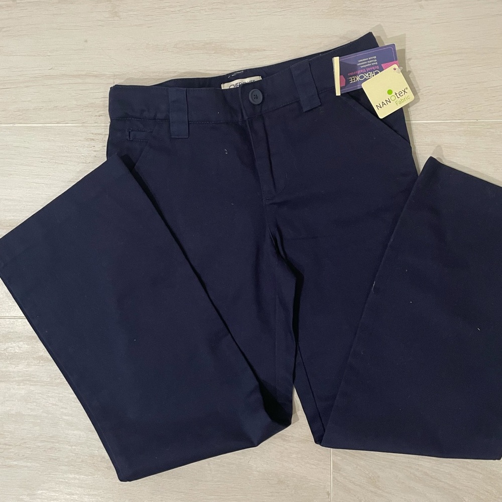 Girls NWT navy uniform pants